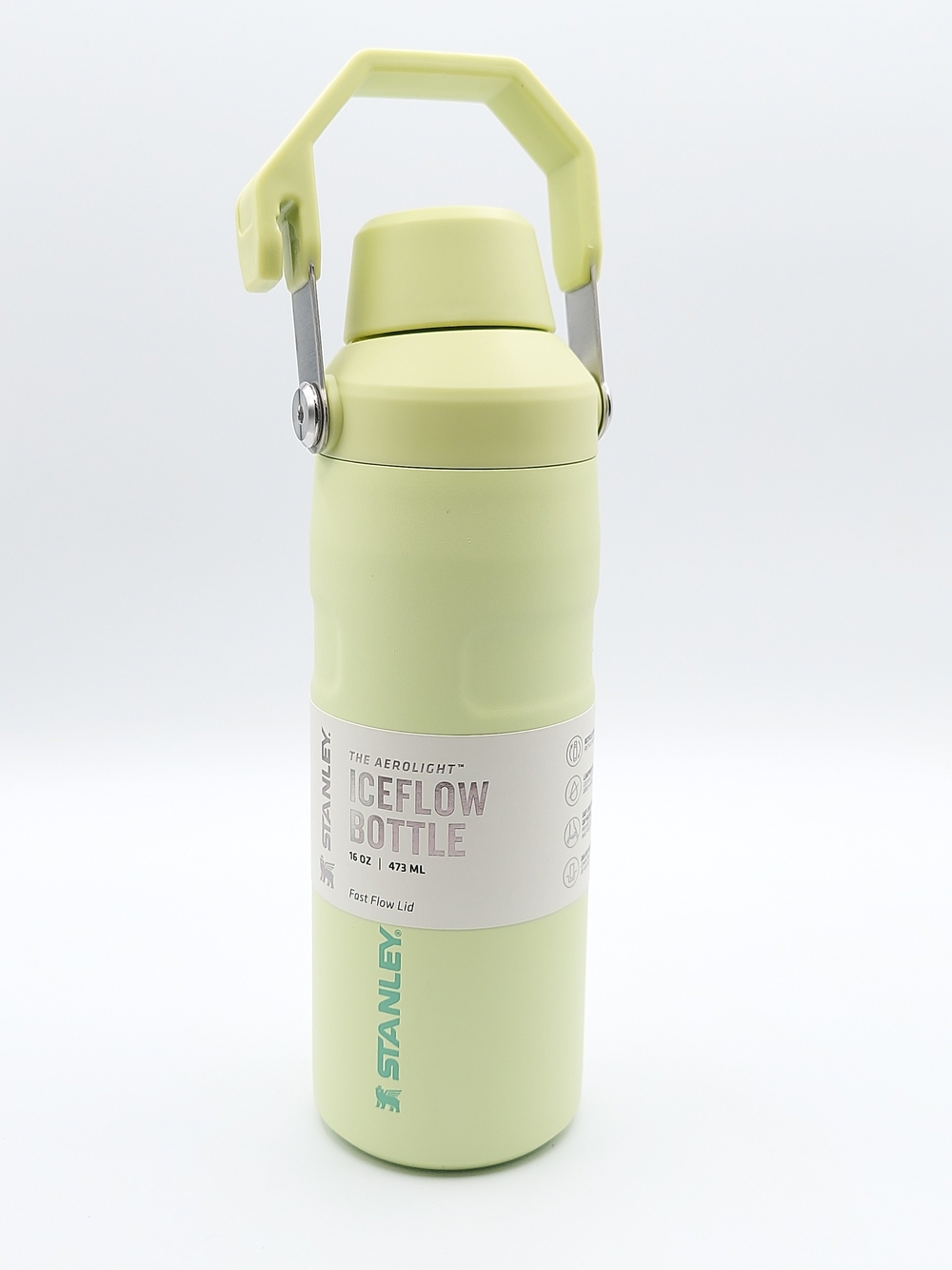 Stanley IceFlow™ Bottle with Fast Flow Lid | 16 OZ- Pale Lime Green